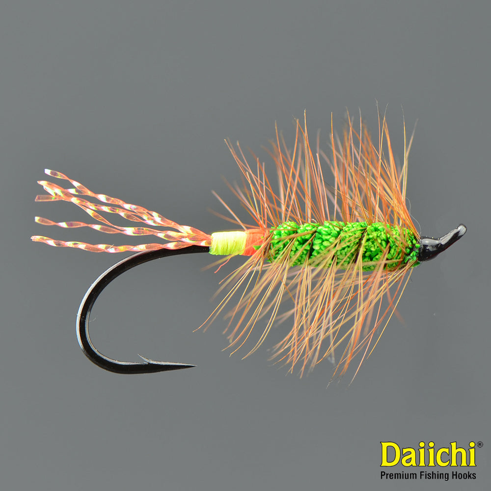 Glitter Bug - Green/ Green & Red