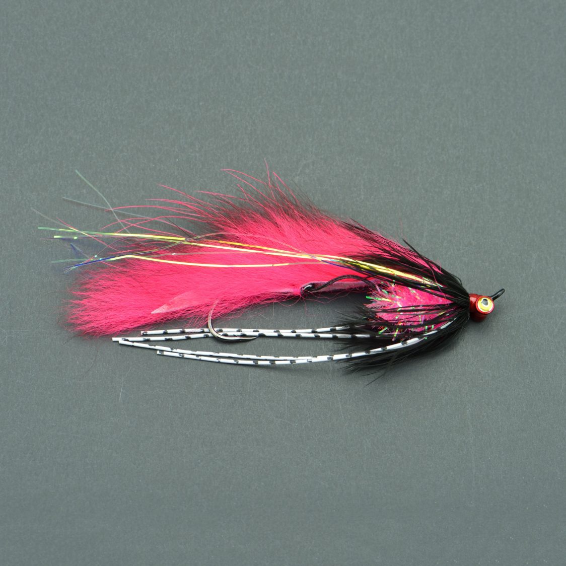 Zonker Leech Pink Black Rat – Gaspé Fly Company