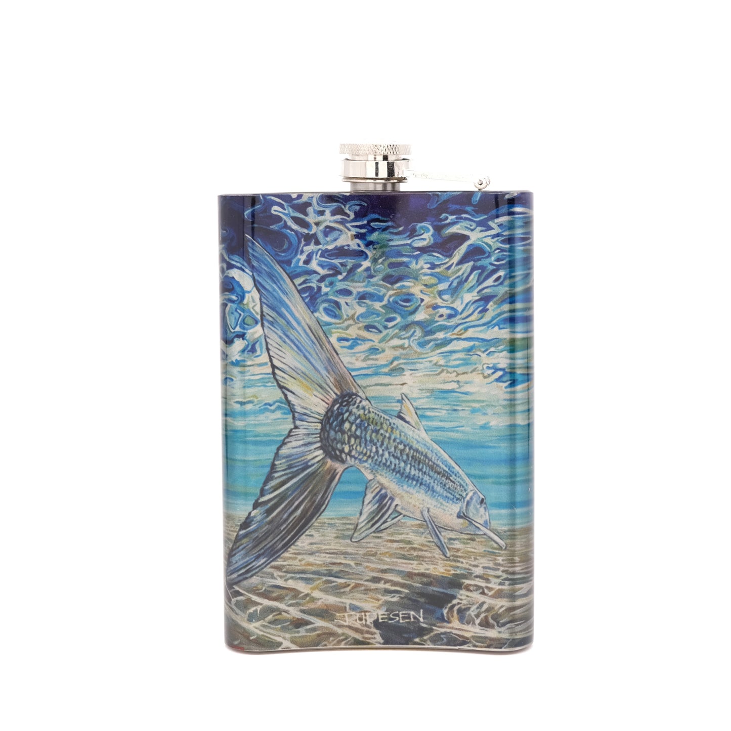 MFC Hip Flask - Udesen's Bonefish Tail