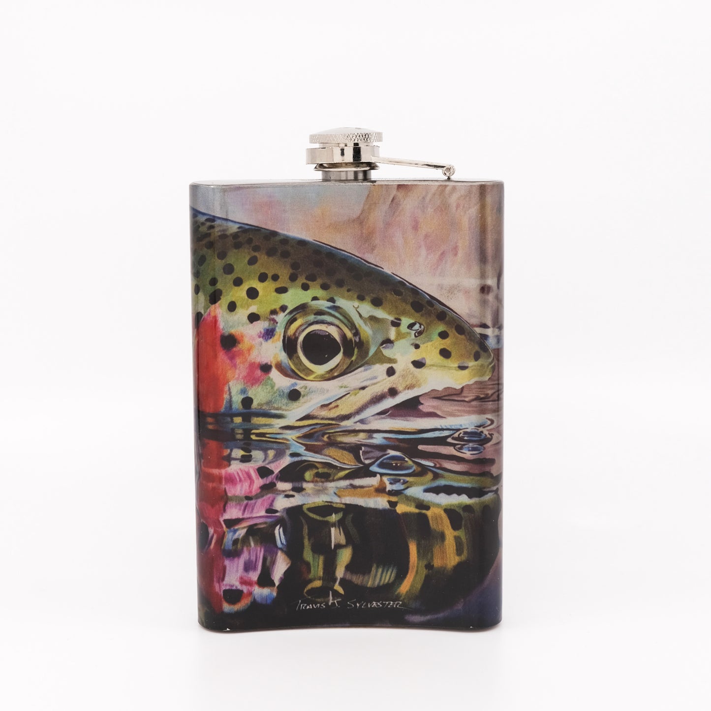 MFC Hip Flask - Sylvester's Rainbow Reflection