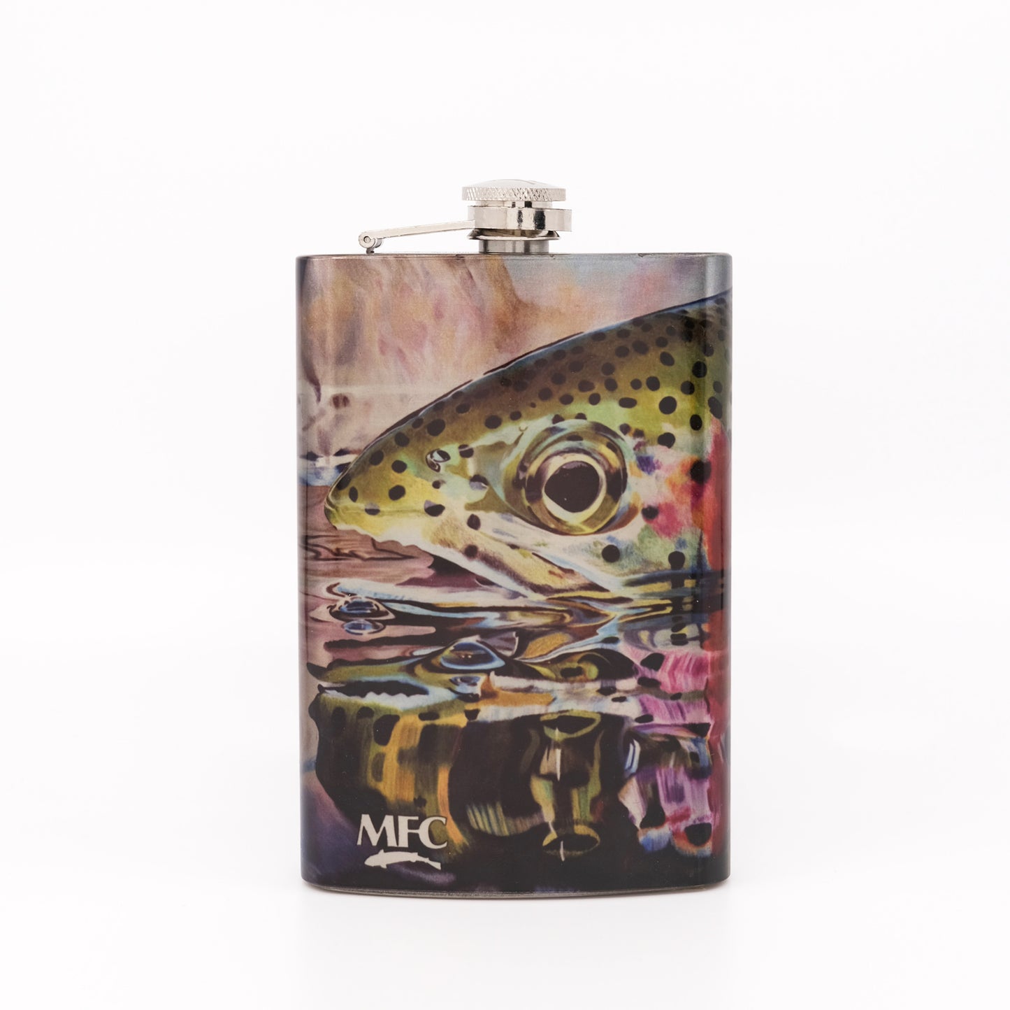 MFC Hip Flask - Sylvester's Rainbow Reflection