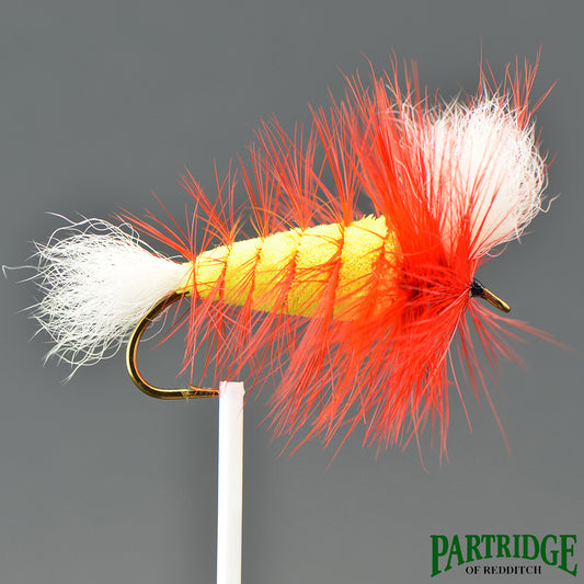 Wulff Lime – White Tail – Orange Hackle