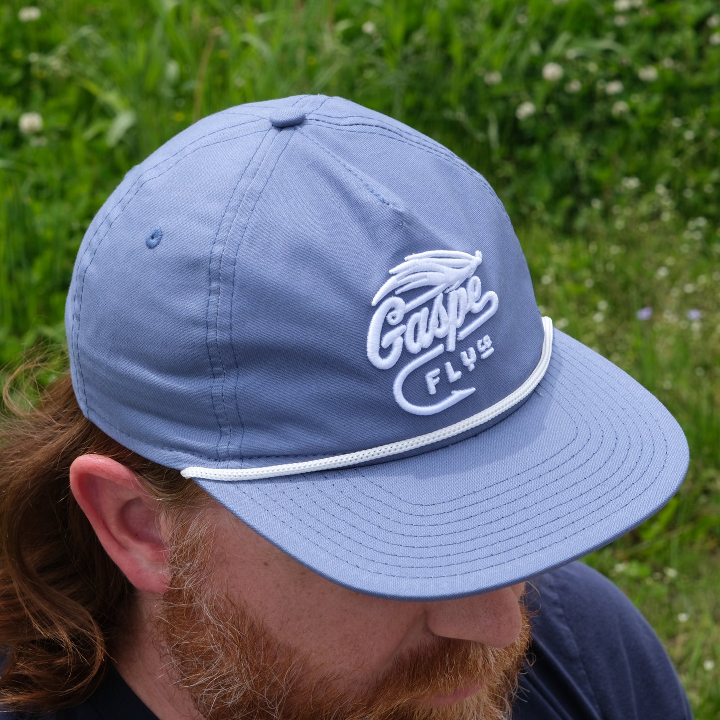 GFC Boat Rope Five Panel Cap - Carolina Blue