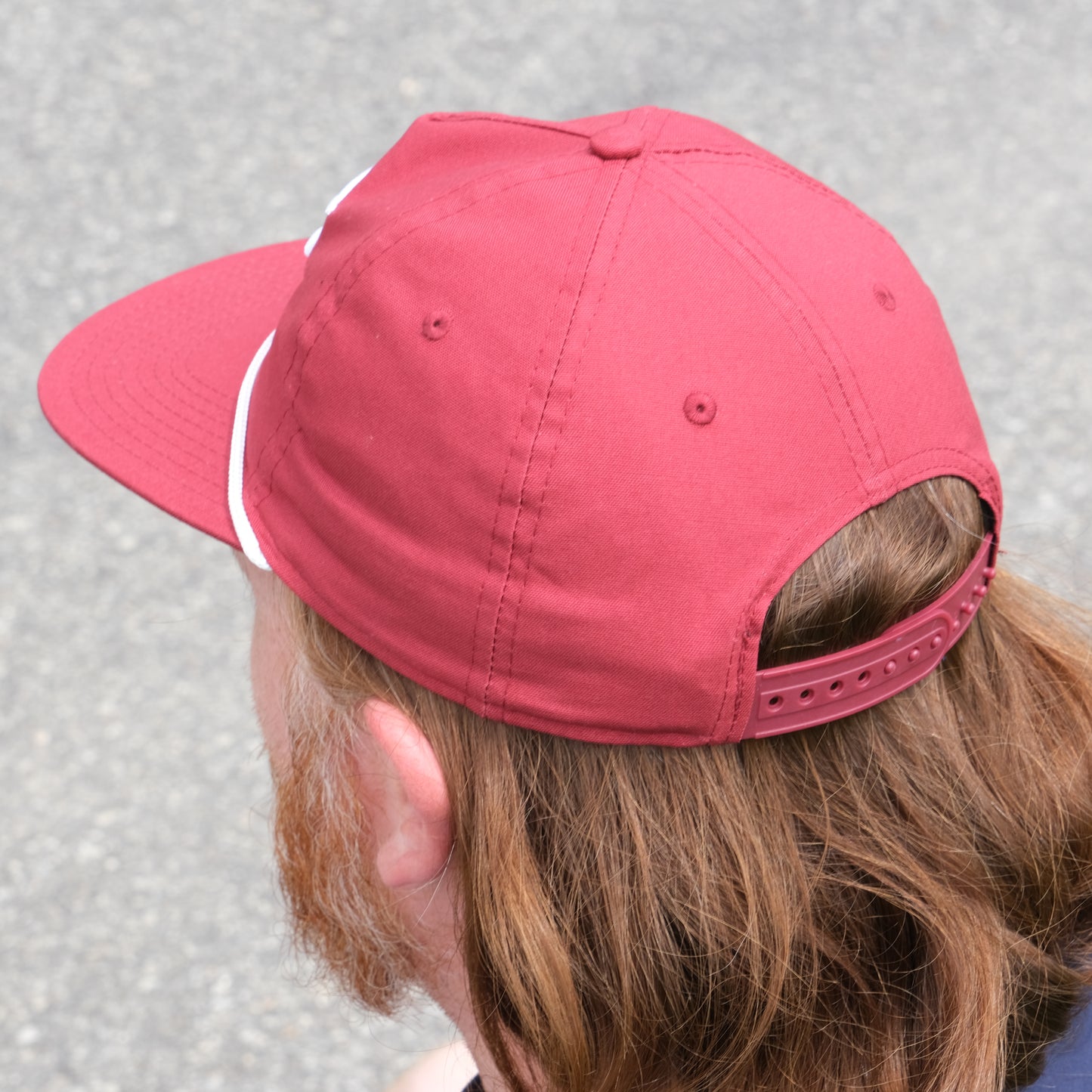 GFC Boat Rope Five Panel Cap - Cardinal