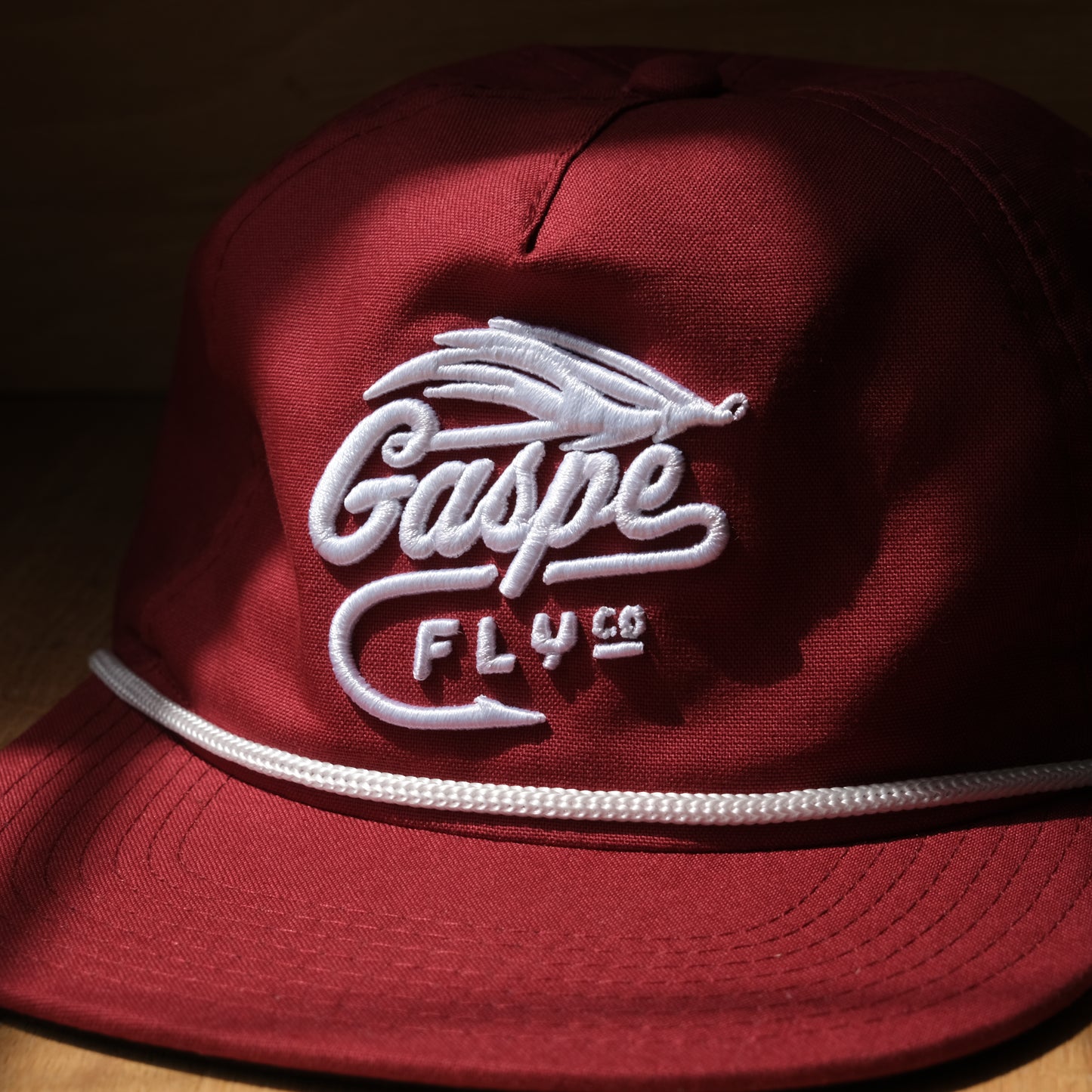 GFC Boat Rope Five Panel Cap - Cardinal