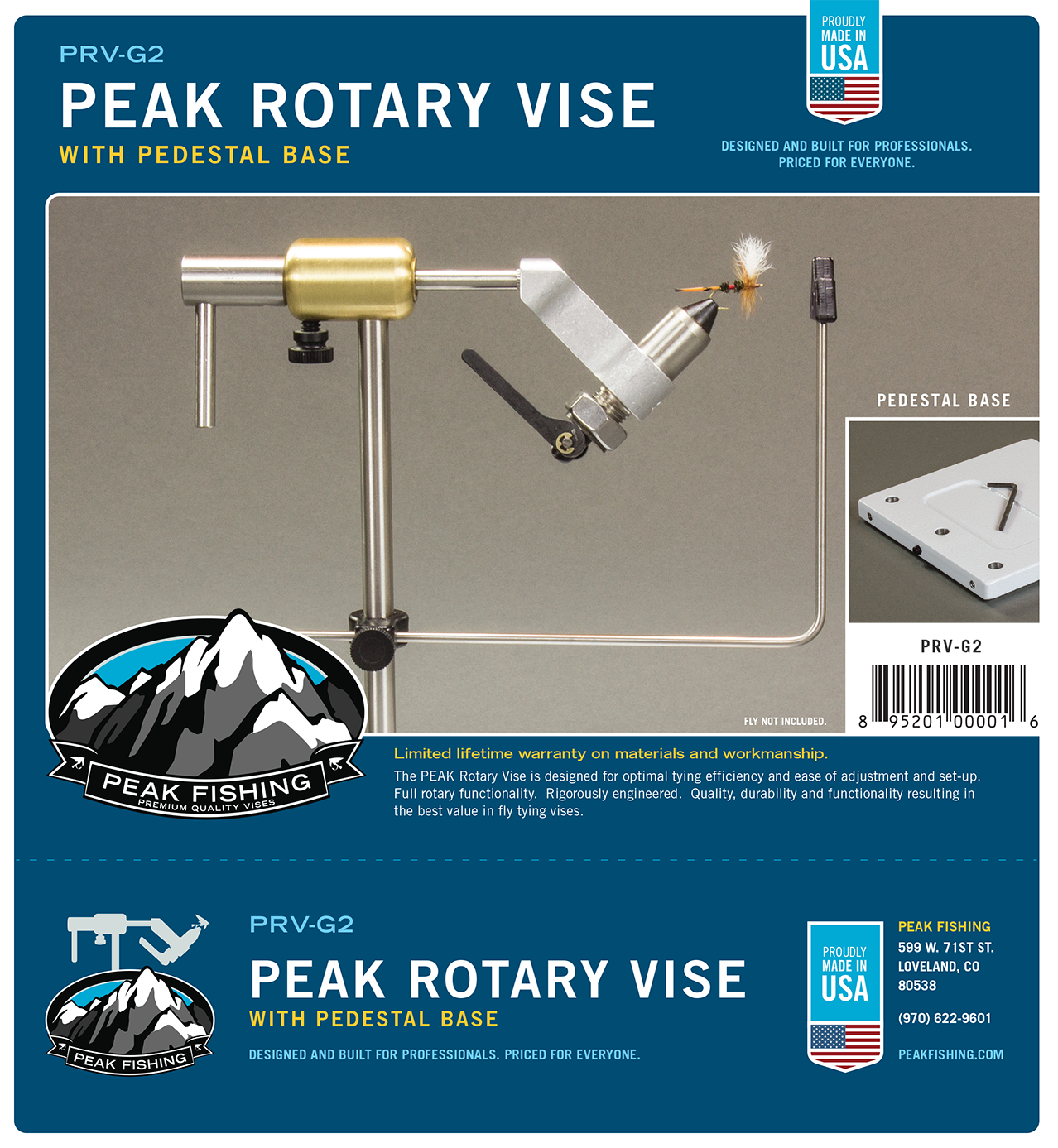 Étau rotatif avec base (PRV-G2)