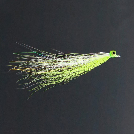 Clouser - Chartreuse & White