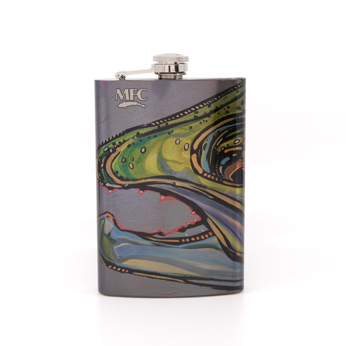 MFC Hip Flask - Borski's Rainbow