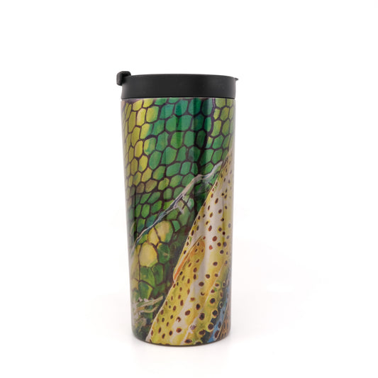 MFC Travel Mug - Udesen's Green &amp; Brown