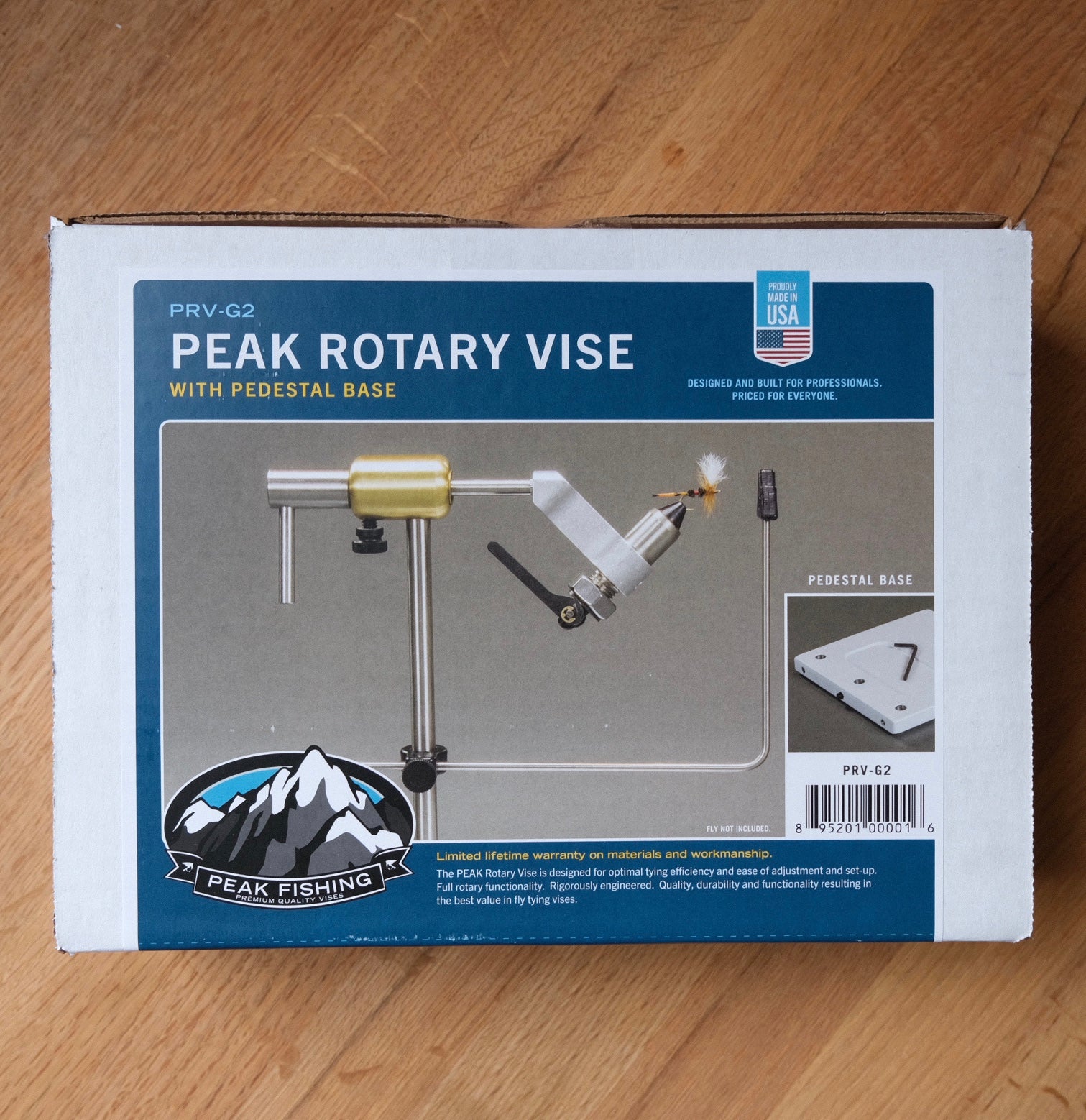 Rotary vise with base (PRV-G2) – Gaspé Fly Company