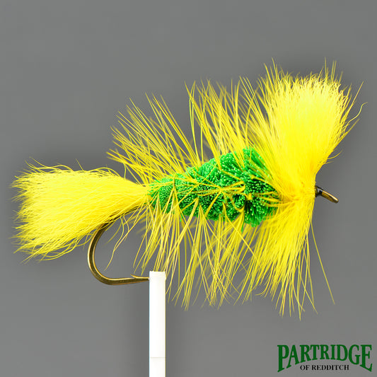 Emerald Green Wulff – Yellow Tail – Yellow Hackle