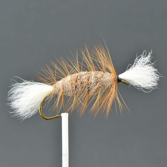 Cigar Gris – Queue Blanche – Hackle Brun