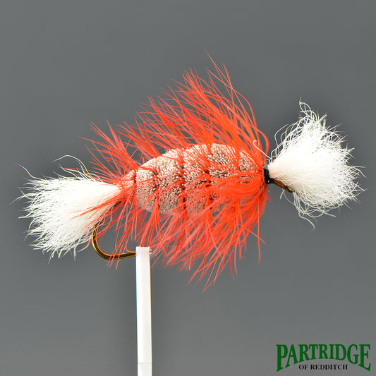 Gray Cigar – White Tail – Orange Hackle