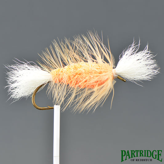 Cigar Crevette – Queue Blanche – Hackle crevette