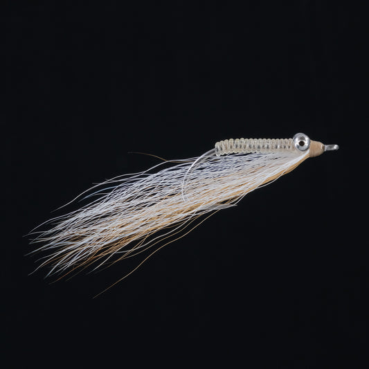 Bone Minnow - Tan & White