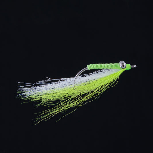 Bone Minnow - White & Chartreuse