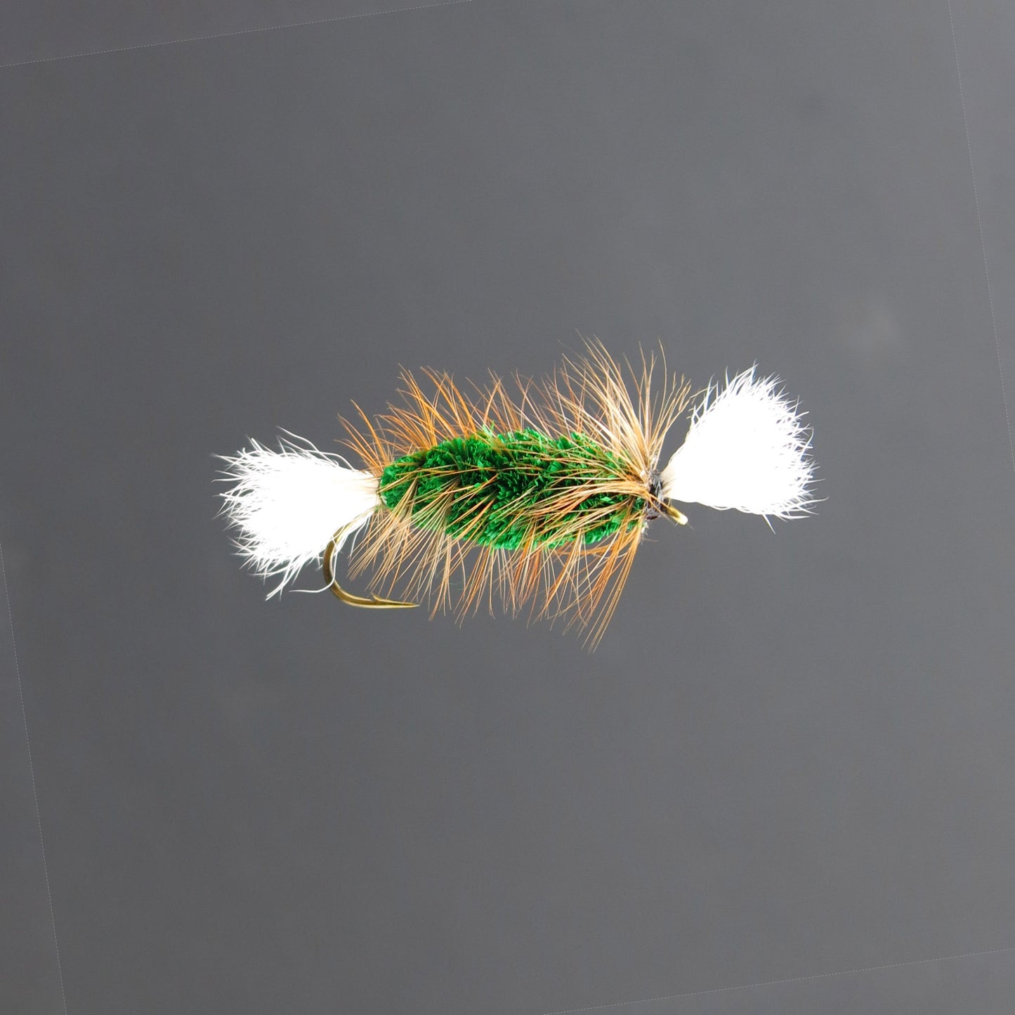 Green Cigar – White Tail – Brown Hackle