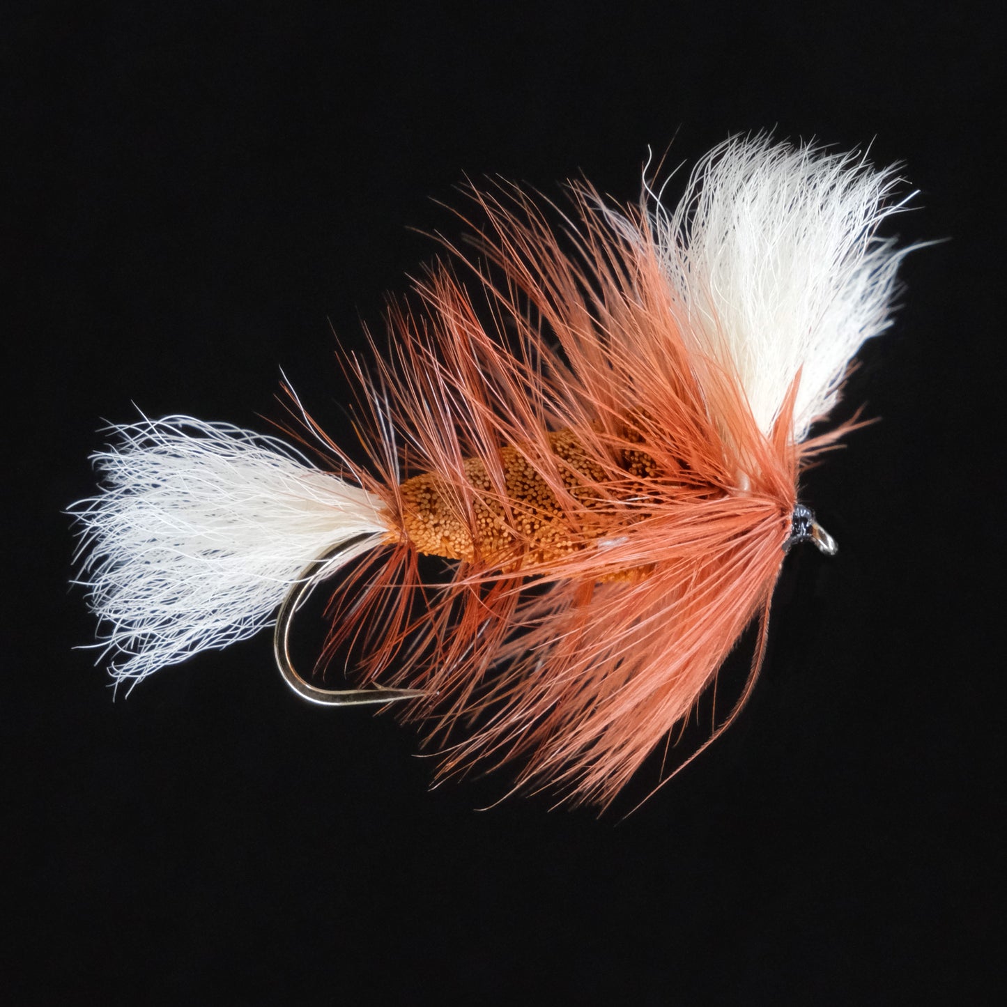 Wulff Bomber - Light Brown/ White Tail/ Brown Hackle