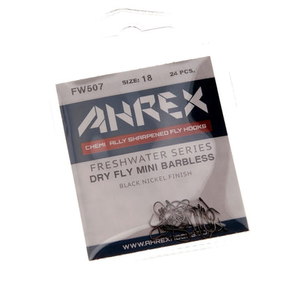 FW507 - Dry Fly Mini Hook, Barbless