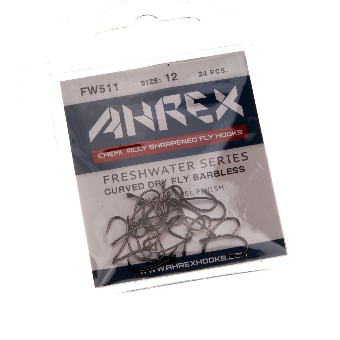 FW511 - Curved Dry Hook, Barbless