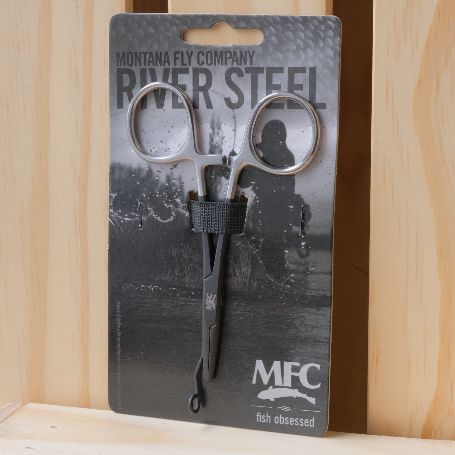 MFC River Steel - 5″ Straight Tip Forceps w/ Release