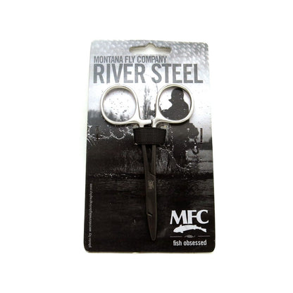 MFC River Steel - 5″ Scissor/ Forceps (Black/Silver)