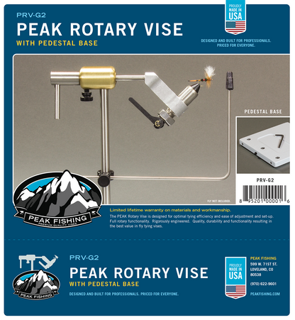 Rotary vise with base (PRV-G2) – Gaspé Fly Company