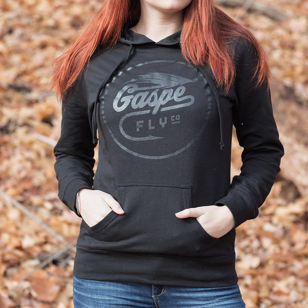 GFC Hoodie - Black on black (Women)